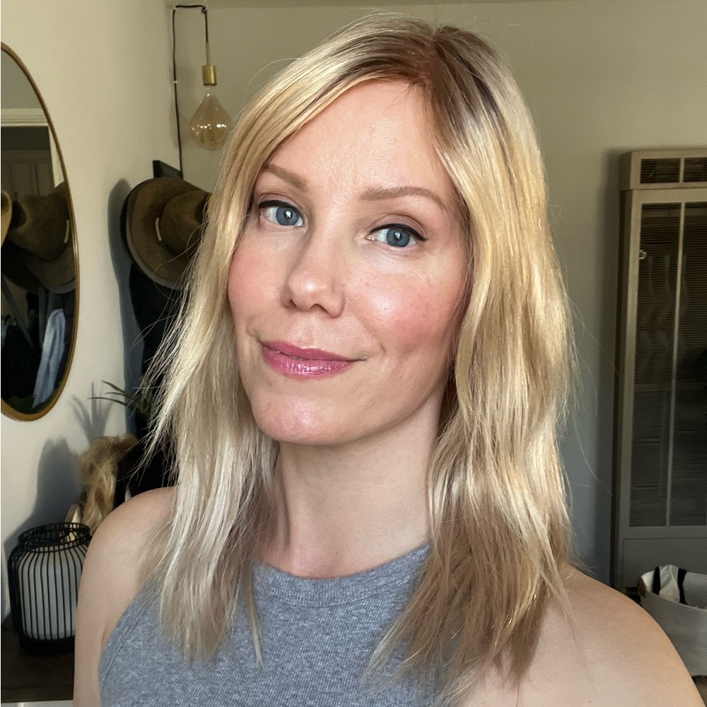 FINAL PRICE DROP! Silky smooth, hand tied, Light blonde human hair wig!